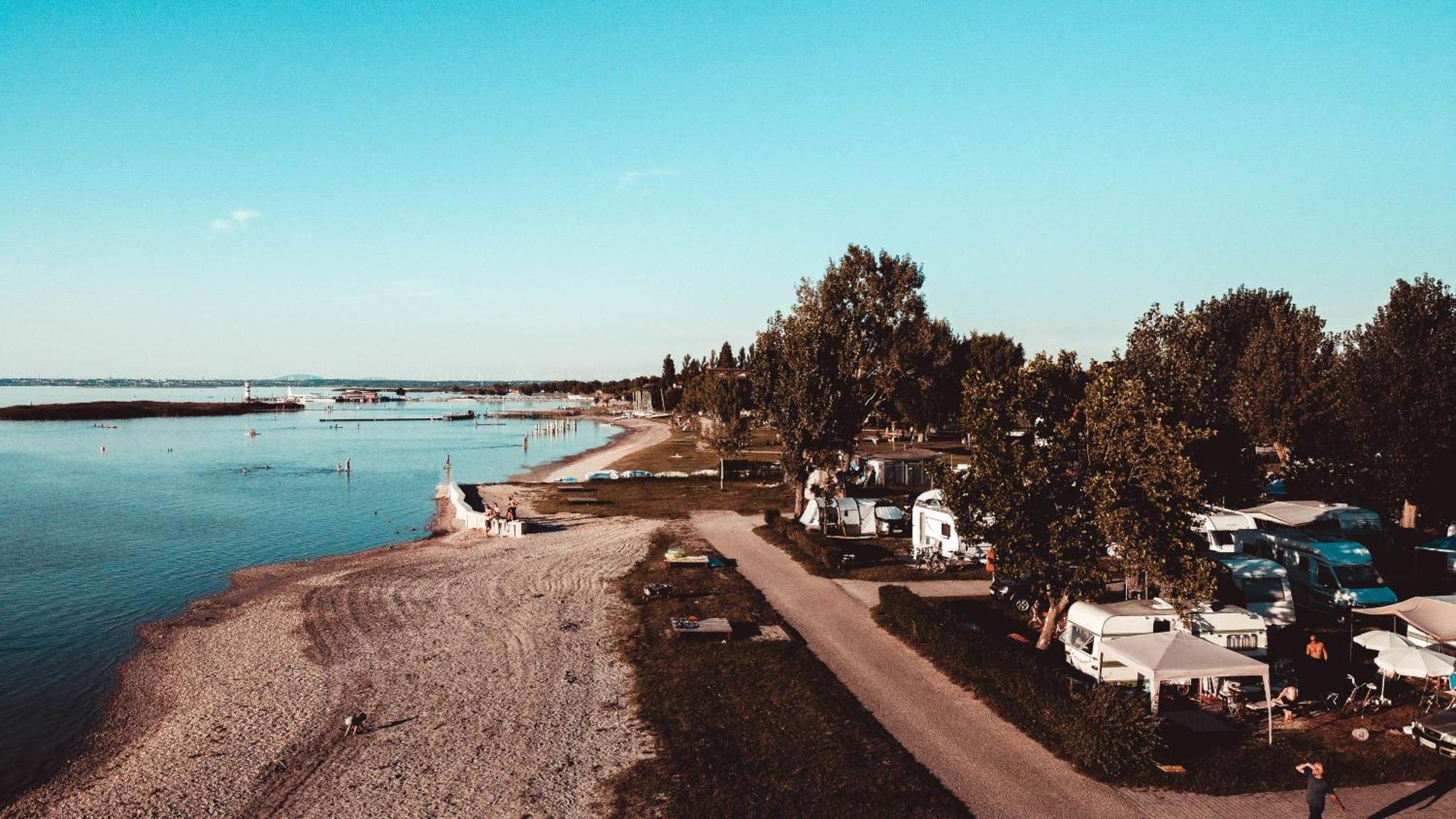 Mobile Homes Direkt Am Strand Des Neusiedler Sees Podersdorf am See Eksteriør bilde